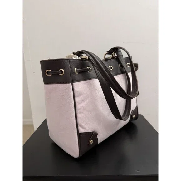 Juicy Couture Classic Scottie Dogs Daydreamer Tote Bag Chiffon Pink  NWT - Picture 4 of 9